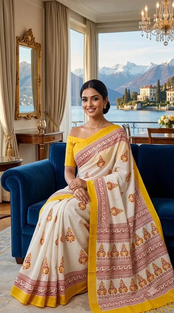 Sunlit_Regalia_from_Rangavali_Collection_-_Cotton_Block_Printed_Sarees_by_Adibani