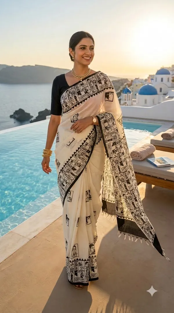 Graphic_Katha_from_Rangavali_Collection_-_Cotton_Block_Printed_Sarees_by_Adibani