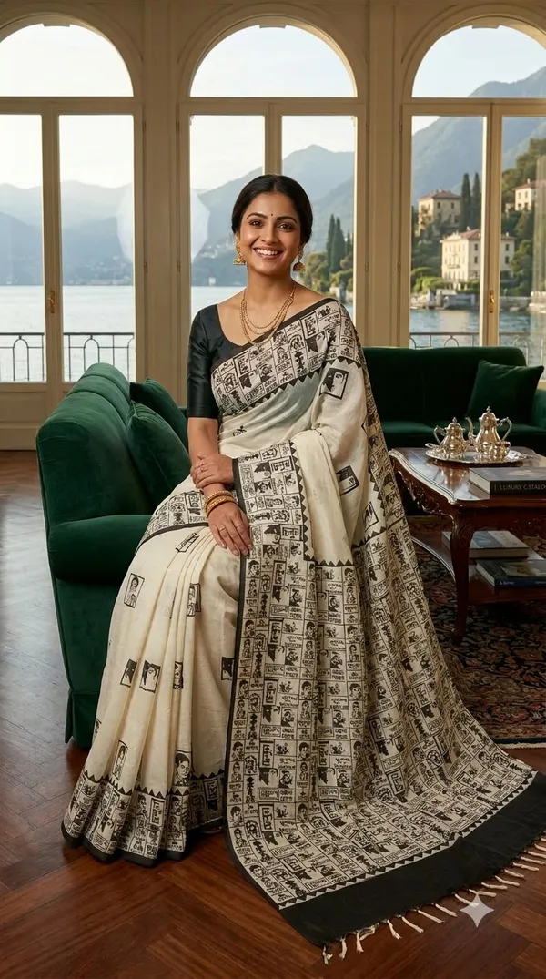 Graphic_Katha_from_Rangavali_Collection_-_Cotton_Block_Printed_Sarees_by_Adibani