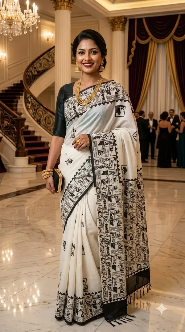 Graphic_Katha_from_Rangavali_Collection_-_Cotton_Block_Printed_Sarees_by_Adibani