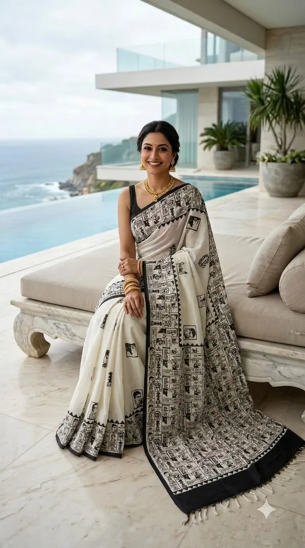 Graphic_Katha_from_Rangavali_Collection_-_Cotton_Block_Printed_Sarees_by_Adibani