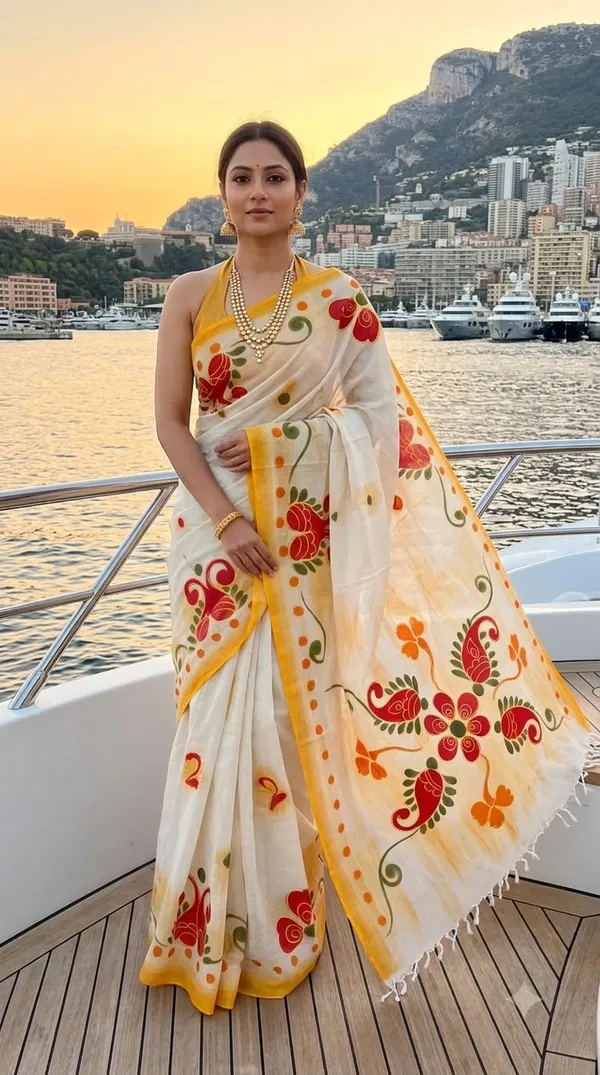 Blooming_Rang_from_Rangavali_Collection_-_Cotton_Block_Printed_Sarees_by_Adibani