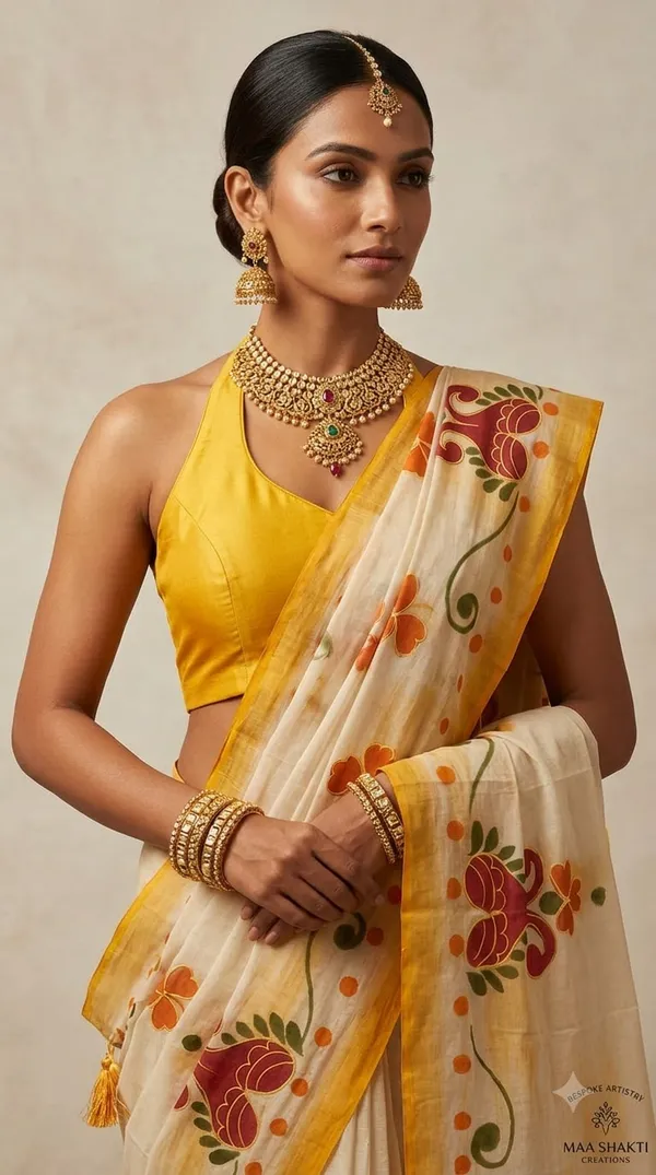 Blooming_Rang_from_Rangavali_Collection_-_Cotton_Block_Printed_Sarees_by_Adibani