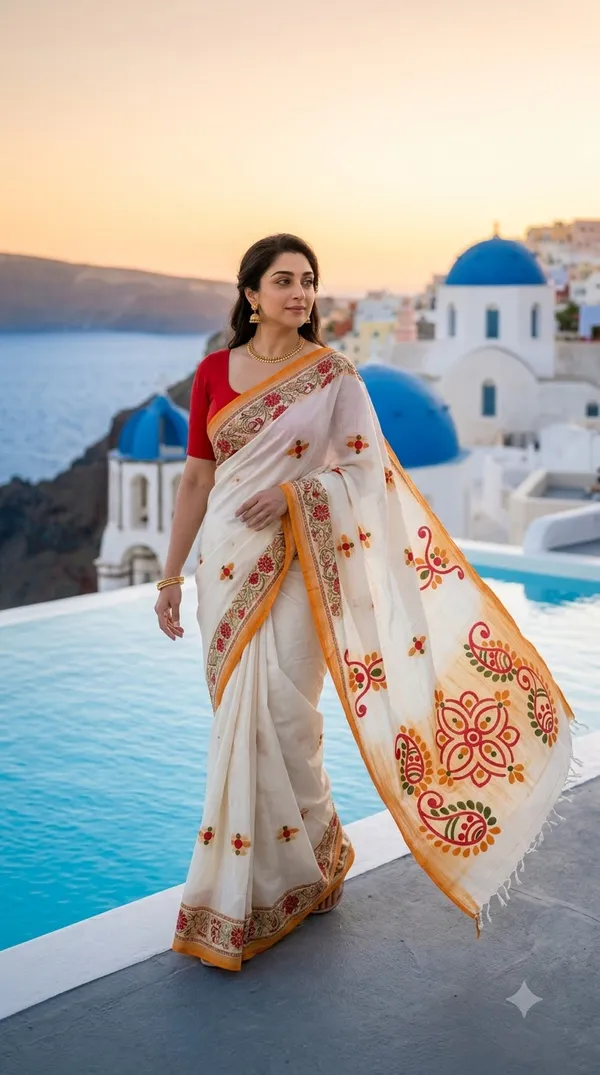 Alpine_Bloom_from_Pallu_Canvas_Collection_-_Cotton_Hand-Painted_Sarees_by_Adibani