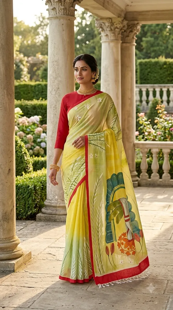 Sacred_leaves_from_Pallu_Canvas_Collection_-_Cotton_Hand-Printed_Sarees_by_Adibani