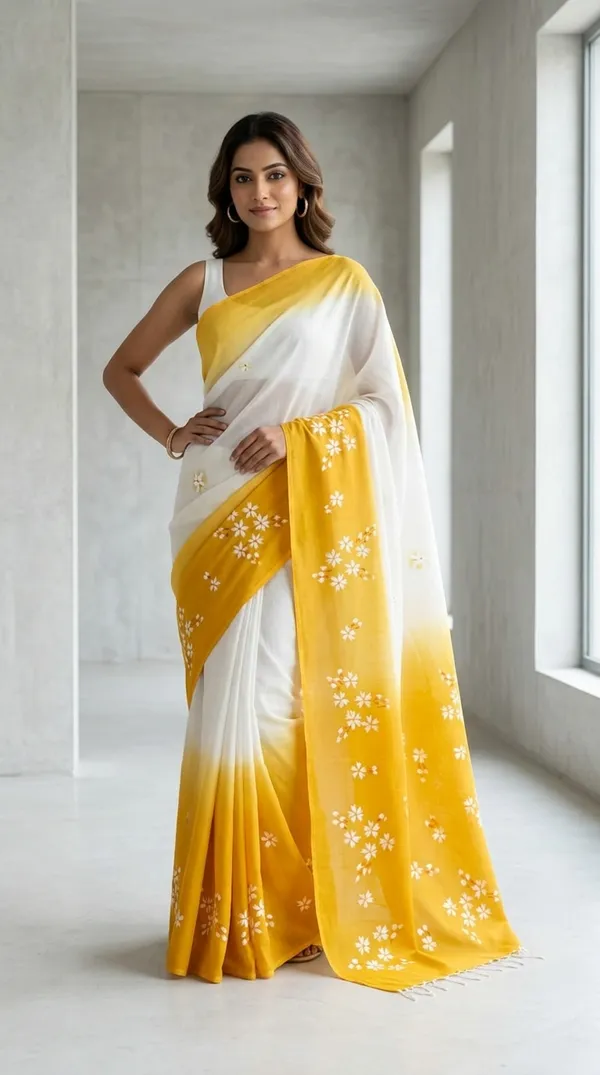 Sunehri_Bloom_from_Phulwari_Collection_-_Cotton_Hand-Painted_Sarees_by_Adibani