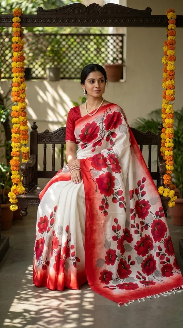 Gulnaar_Bloom_from_Phulwari_Collection_-_Cotton_Hand-Painted_Sarees_by_Adibani