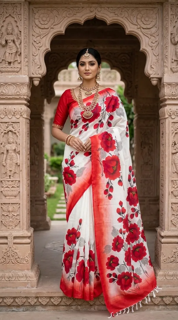 Gulnaar_Bloom_from_Phulwari_Collection_-_Cotton_Hand-Painted_Sarees_by_Adibani