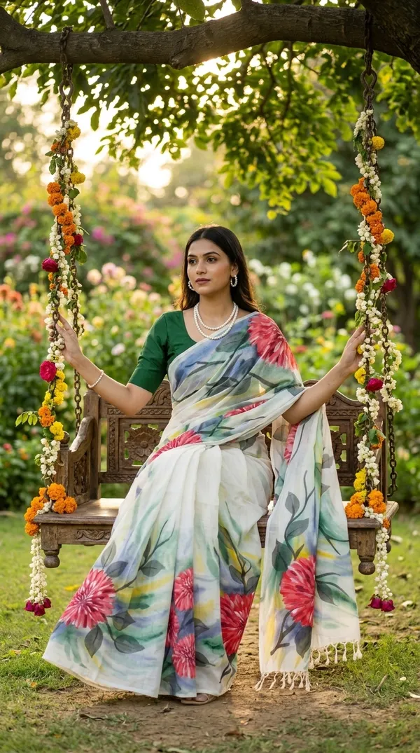 Crimson_Blossom_from_Phulwari_Collection_-_Cotton_Hand-Painted_Sarees_by_Adibani