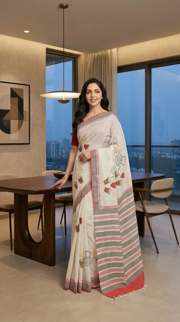 Cream_Chai_Baithak_From_Rangavali_Collection_-_Block_Printed_Sarees_By_Adibani