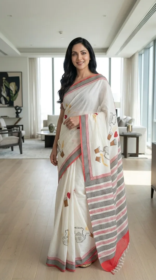Cream_Chai_Baithak_From_Rangavali_Collection_-_Block_Printed_Sarees_By_Adibani
