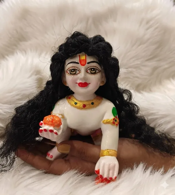 Crawling_Bal_Gopal_Figurine_With_Curly_Black_Hair