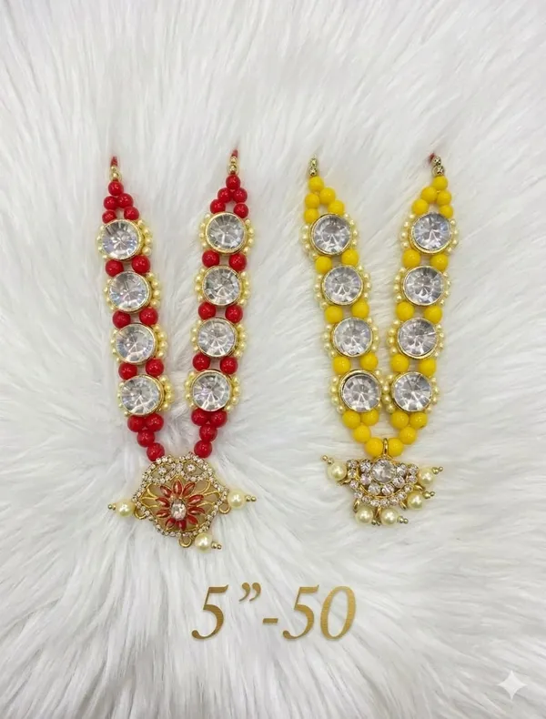 Red_And_Yellow_Beaded_Stone_Rakhi_Set