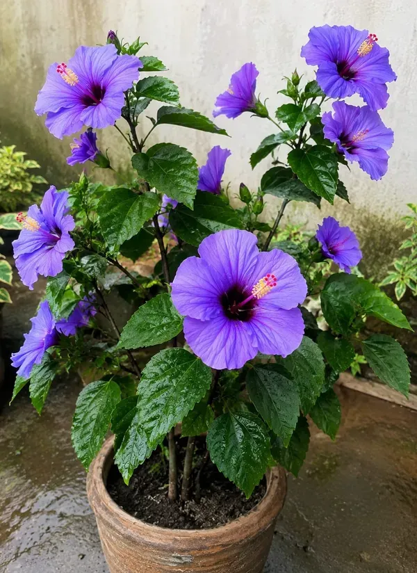 Bluebird_Hibiscus_Premium_Flowering_Organic