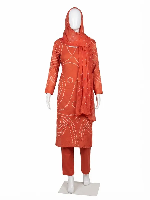 Red_Cotton_Straight_Printed_Unstitched_Suit_Set_For_Women