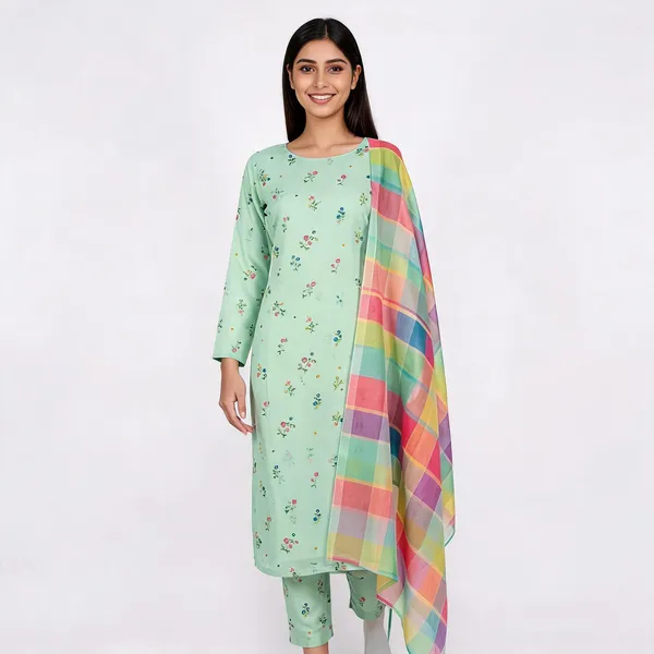 Mint_Green_Silk_Straight_Floral_Print_Unstitched_Suit_For_Women