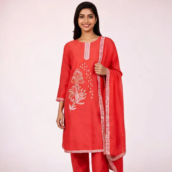Red_Silk_Straight_Floral_Embroidered_Unstitched_Suit_Set_For_Women
