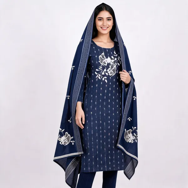 Navy_Blue_Cotton_Straight_Printed_Unstitched_Suit_Set_For_Women