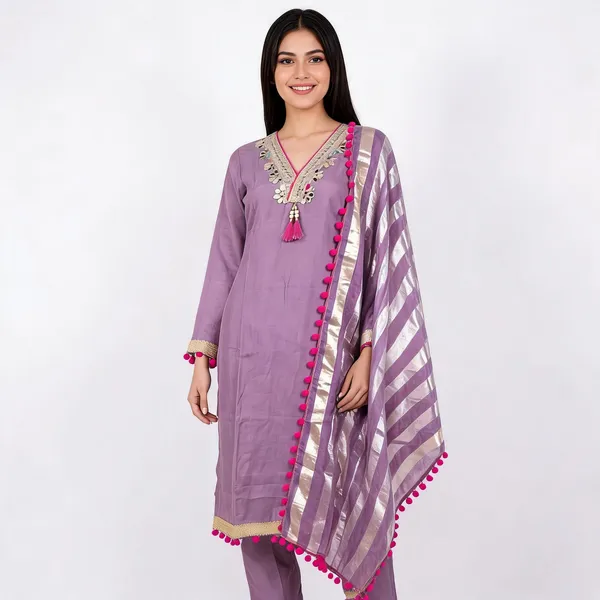 Lavender_Cotton_Straight_Embellished_Unstitched_Suit_Set_For_Women