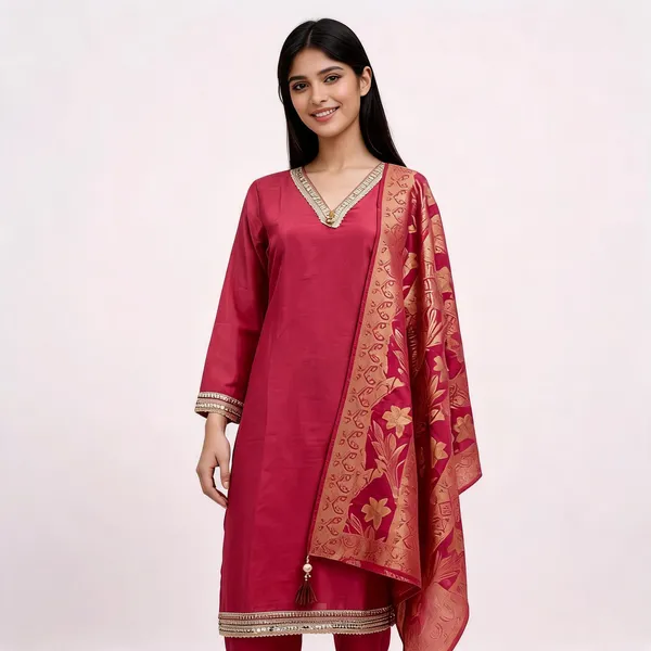 Maroon_Silk_Straight_Fit_Unstitched_Salwar_Suit_Set_For_Women