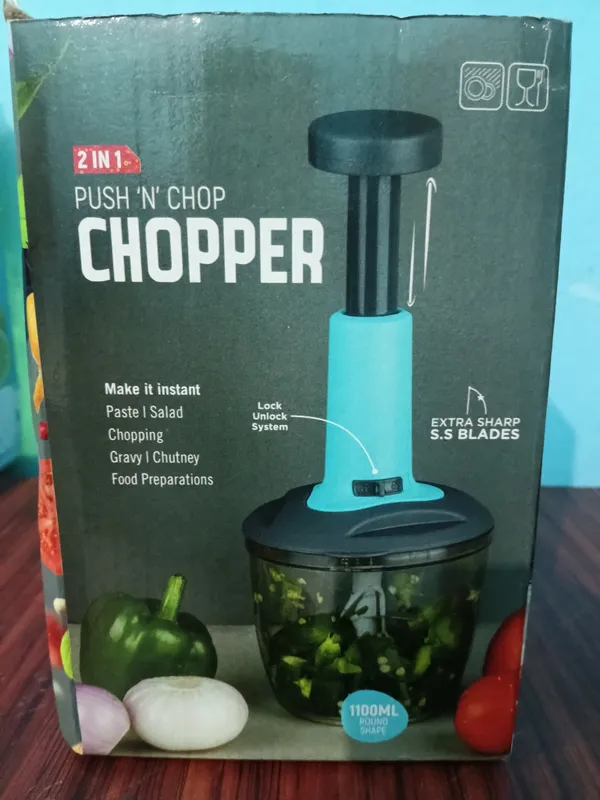 2-in-1_Manual_Push_Chopper,_Manual_Vegetable_&_Fruit_Chopper