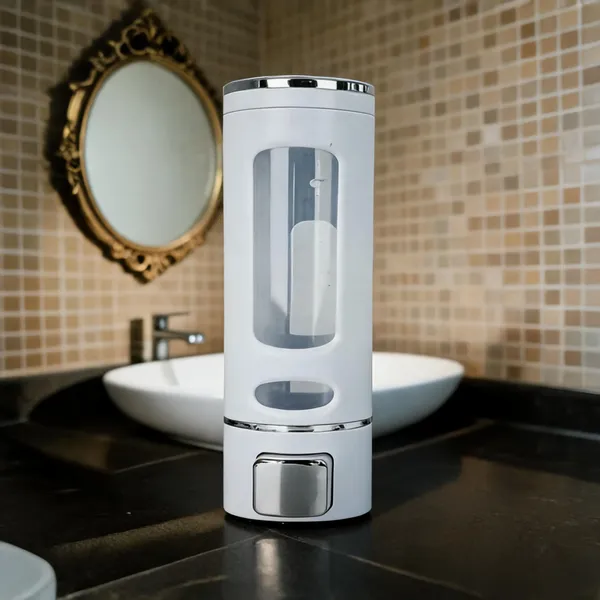 Abs_Plastic_Touch-Operated_White_Soap_Dispenser