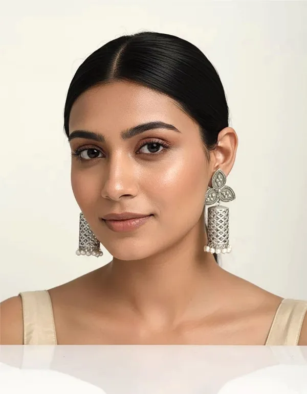 Silver-Tone_Brass_Teardrop_Ethnic_Jhumka_Earrings_For_Women
