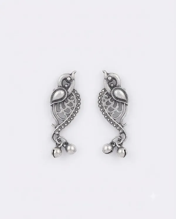 Silver_Oxidised_Brass_Filigree_Drop_Earrings_For_Women