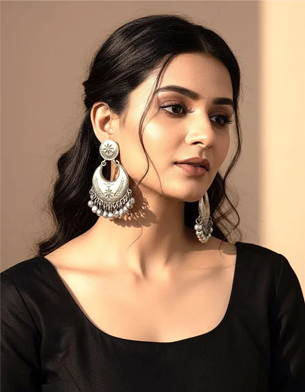 Silver-Tone_Brass_Crescent_Jhumka_Earrings_For_Women