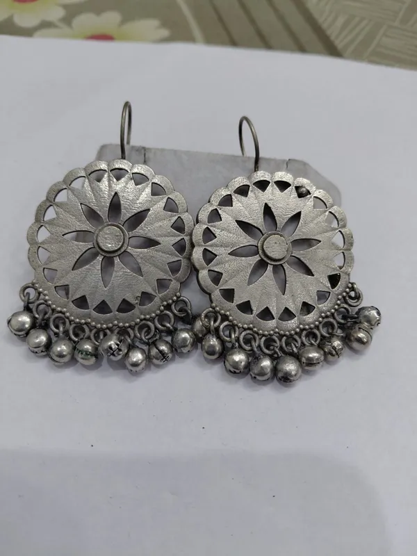 Silver_Oxidised_Brass_Floral_Cutwork_Dangle_Earrings_For_Women