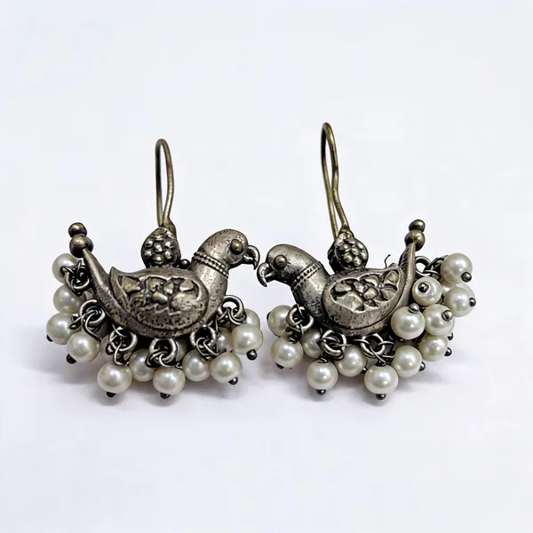 Silver_Oxidized_Brass_Peacock_Pearl_Bead_Drop_Earrings_For_Women