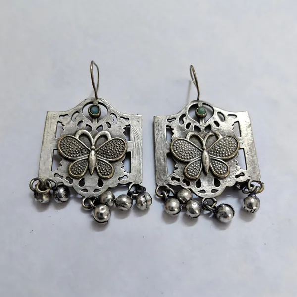Silver_Oxidised_Brass_Butterfly_Cutwork_Dangle_Earrings_For_Women
