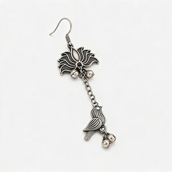 Silver-Tone_Brass_Floral_Bird_Drop_Earrings_For_Women
