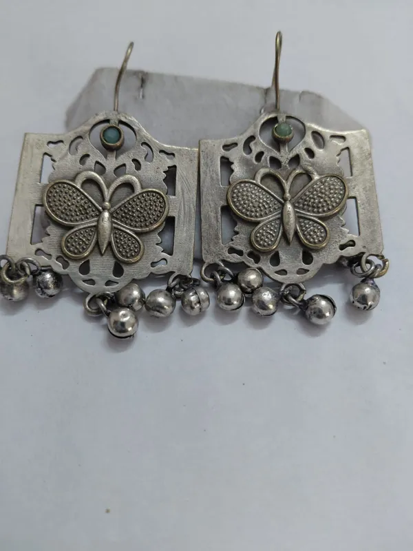 Silver_Oxidised_Brass_Butterfly_Cutwork_Dangle_Earrings_For_Women