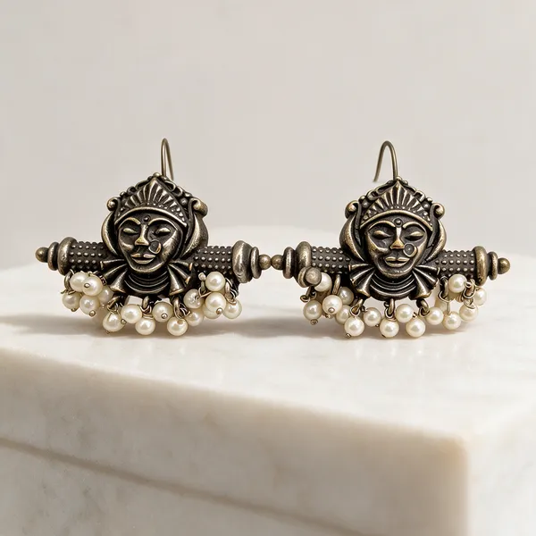 Silver_Oxidized_Brass_Tribal_Face_Jhumka_Earrings_For_Women