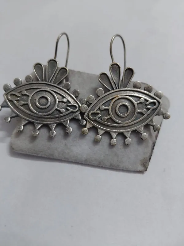 Silver_Oxidised_Brass_Eye_Motif_Drop_Earrings_For_Women
