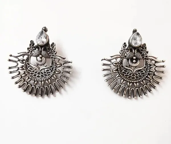 Silver_Oxidized_Brass_Peacock_Chandbali_Earrings_For_Women
