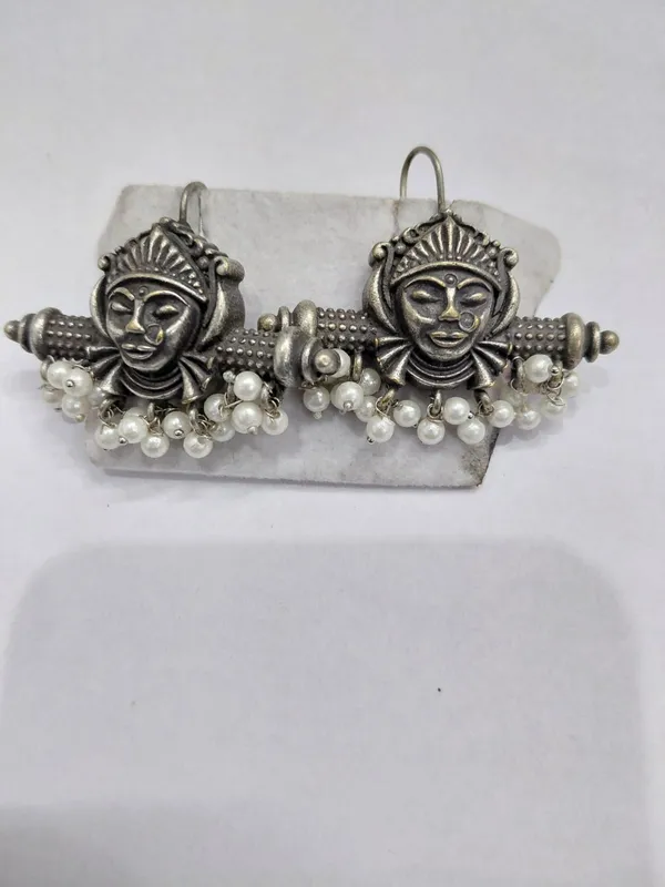 Silver_Oxidized_Brass_Tribal_Face_Jhumka_Earrings_For_Women