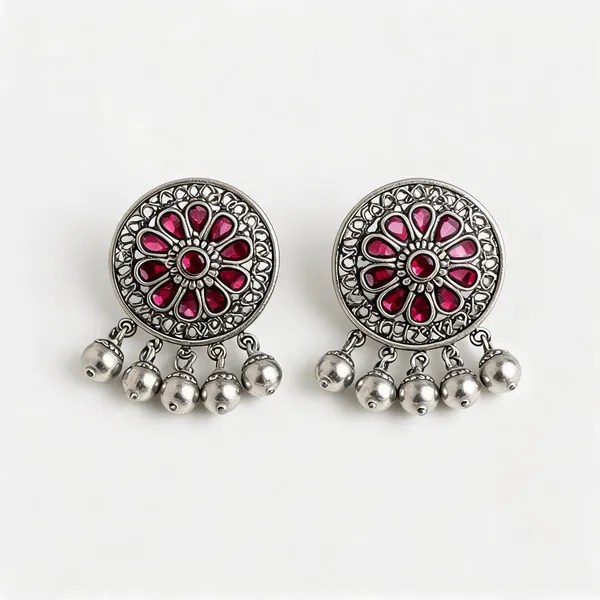 Silver-Tone_Brass_Floral_Jhumka_Earrings_For_Women