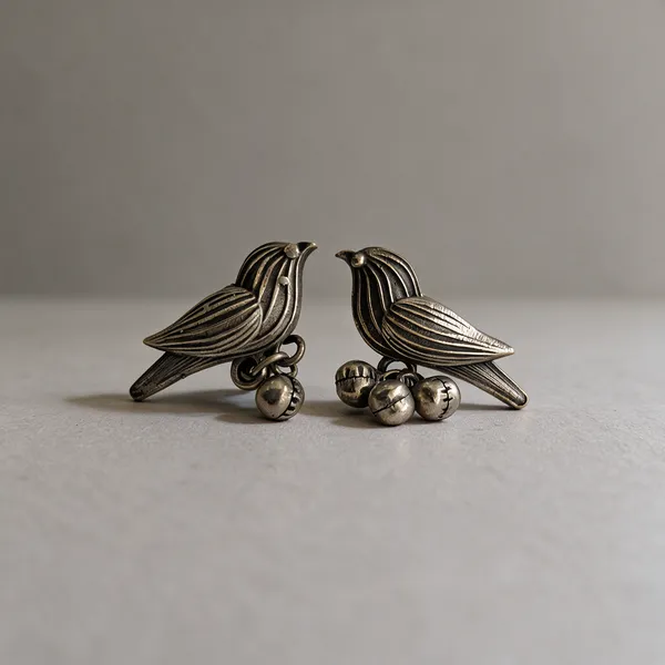 Oxidised_Silver_Tone_Brass_Bird_Motif_Jhumka_Earrings_For_Women