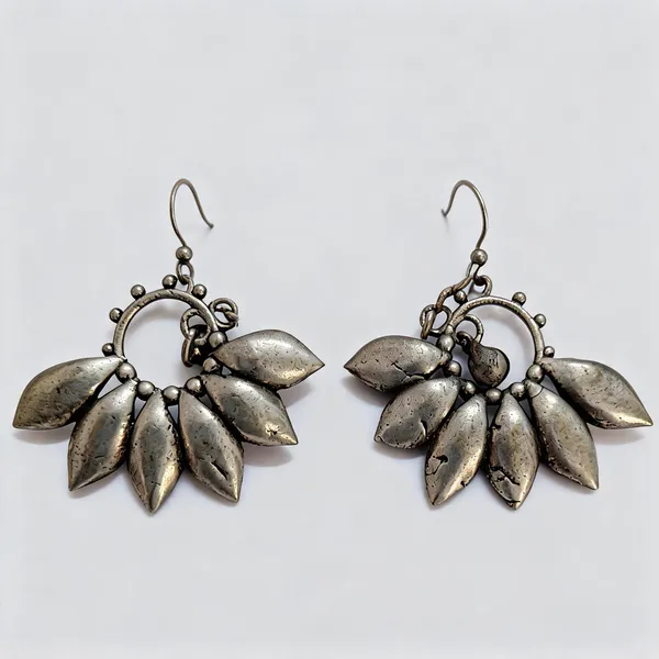 Silver_Brass_Floral_Leaf_Drop_Earrings_For_Women