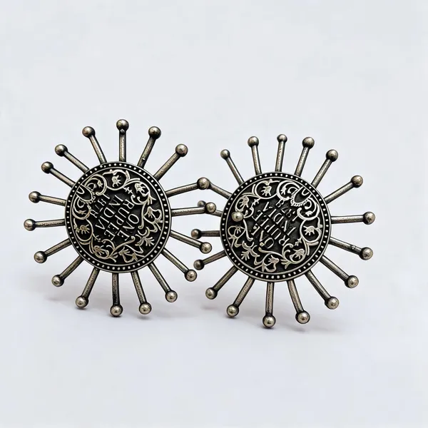 Silver-Tone_Brass_Sunburst_Medallion_Brooch_For_Women