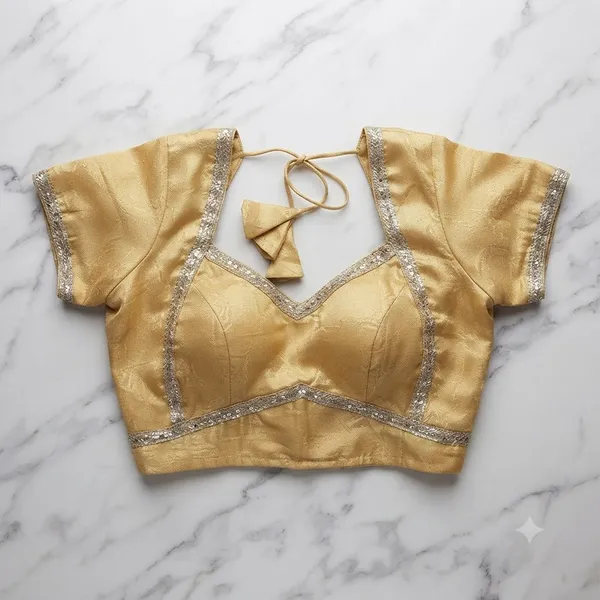 Mustard_Silk_Blouse_For_Women