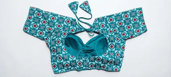 Teal_Printed_Ethnic_blouse_for_Women