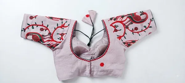 Pink_Embroidered_Short_Sleeve_Blouse_for_Women