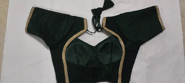 Black_Velvet_Short_Sleeve_Blouse_for_Women