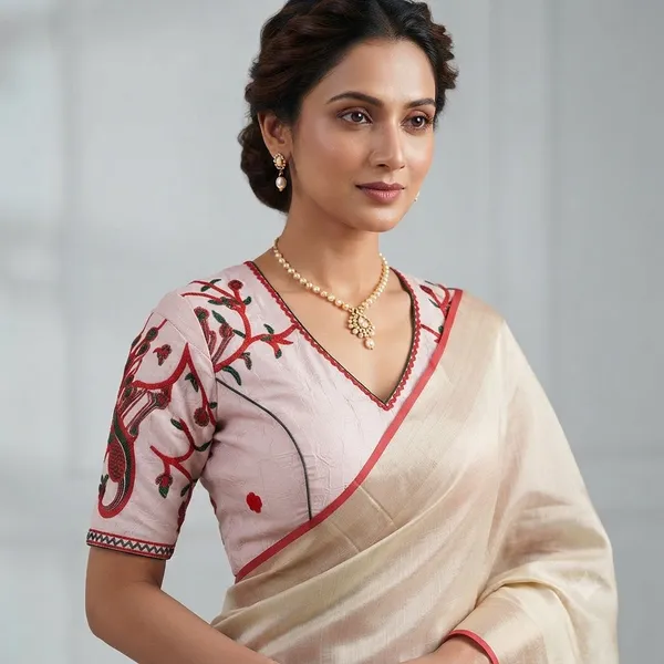 Pale_Pink_Silk_Blouse_For_Women
