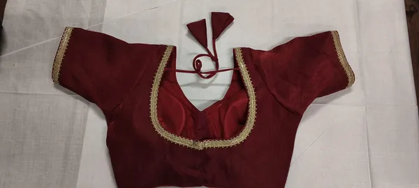 Maroon_Smooth_Finish_Embellished_Blouse_for_Women