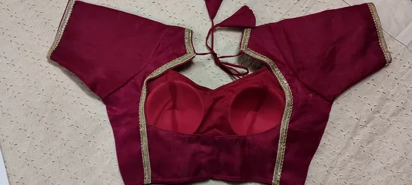 Maroon_Embellished_Tie-Back_Blouse_for_Women