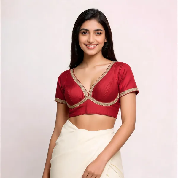 Red_Silk_Blouse_For_Women